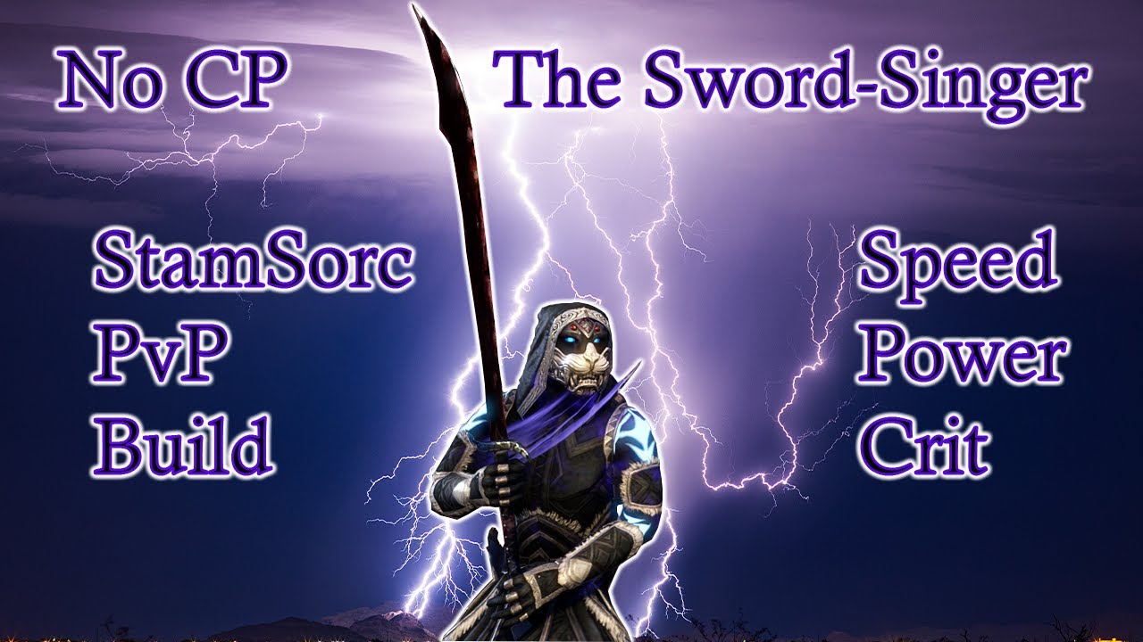 Stamina Sorcerer PvP Build - The Sword-Singer - ESO Deadlands