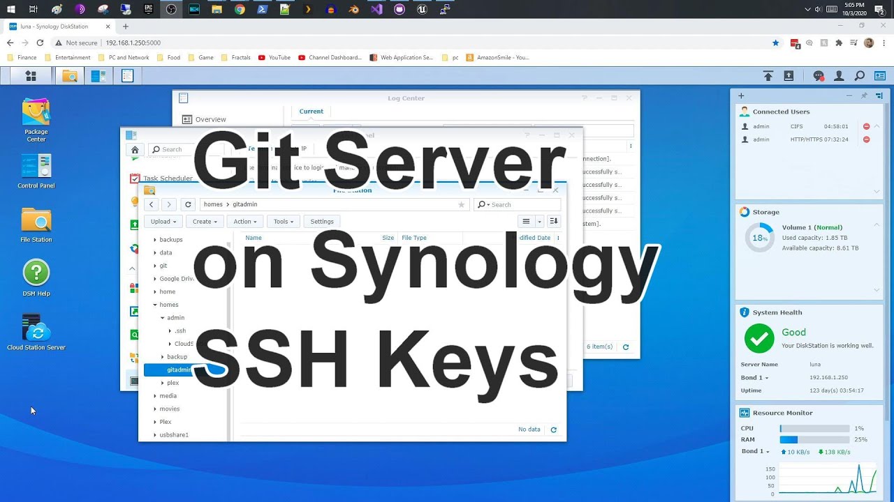 Git Server on Synology | Setup SSH Key