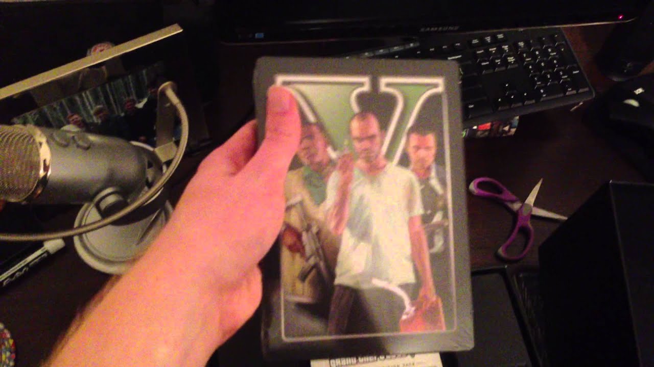 GTA V Collector's Edition Midnight Release Unboxing! (GTA 5)