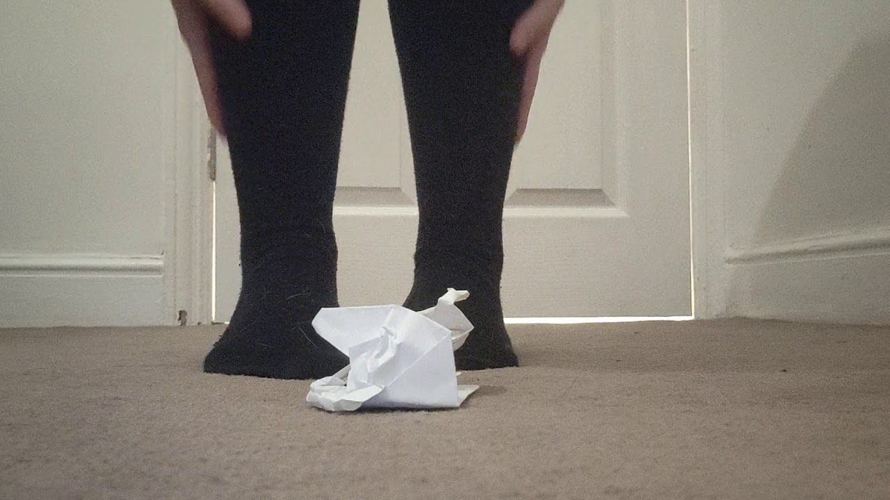 ASMR | knee high socks (smell the sock )