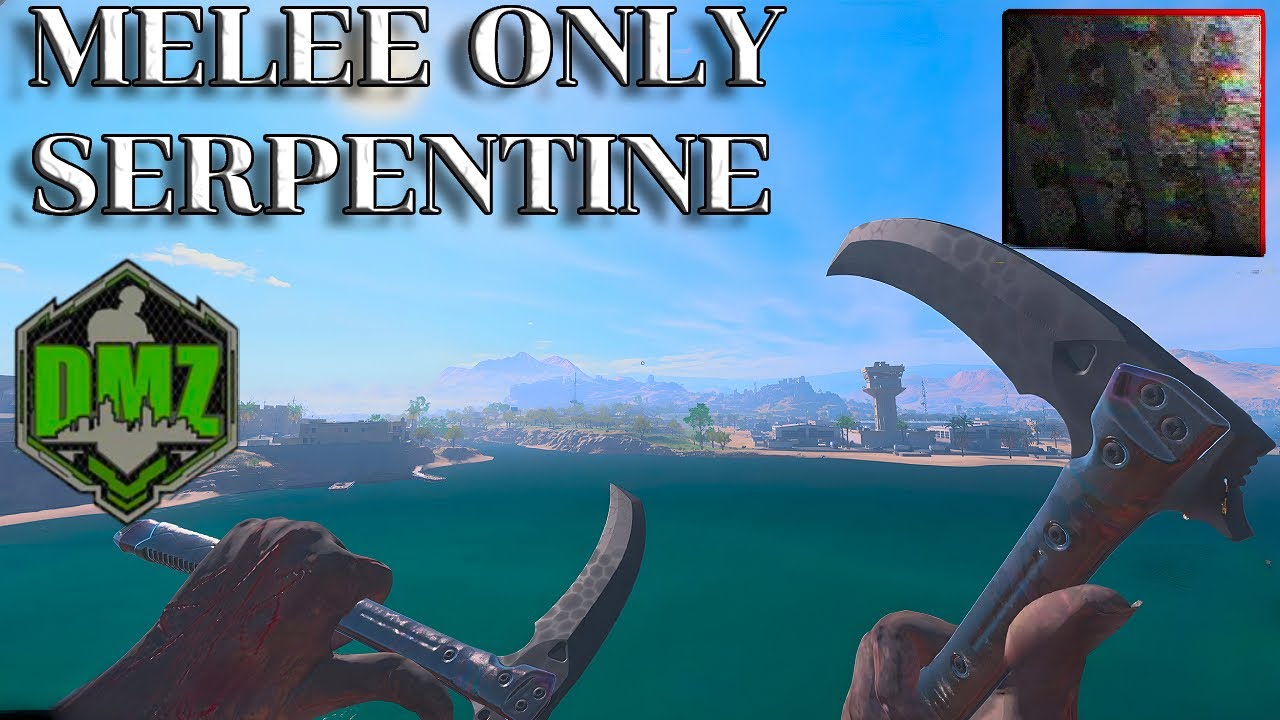 Using ONLY MELEE WEAPONS for Serpentine Camo!