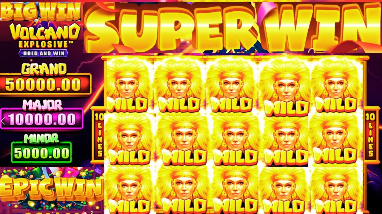 🌋🔥 BIG WIN 💥 Volcano Explosive Slot - Hold and Win Action on SYNOT! 🤑