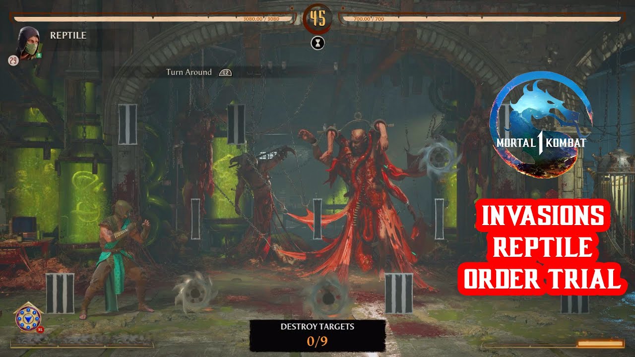 Mortal Kombat 1 - Invasions - Reptile Season - Flesh Pits MESA - ORDER TRIAL - REPTILE