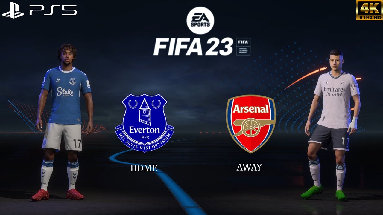 FIFA 23 Everton  VS  Arsenal  Premier League  PS5&trade; 4K