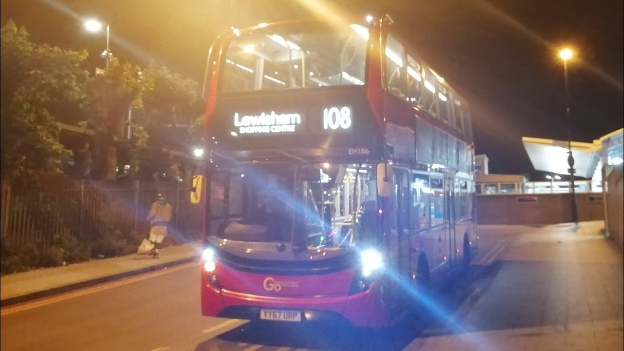 *Night Decker + Fast Driver* | Full Journey on Route 108D Go Ahead London EH186 YY67URP E400H MMC