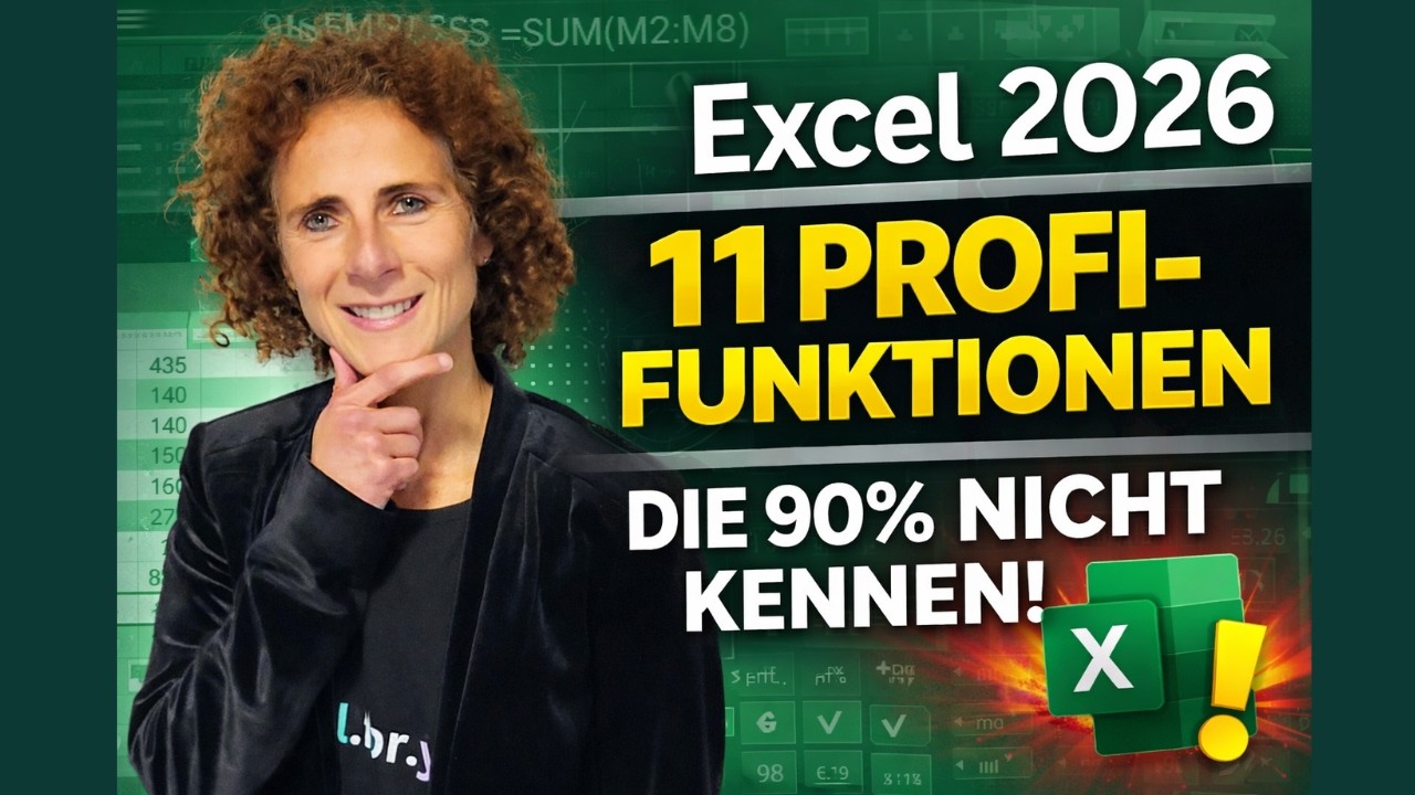 Diese 11 Excel-Funktionen machen dich 2026 zum Profi