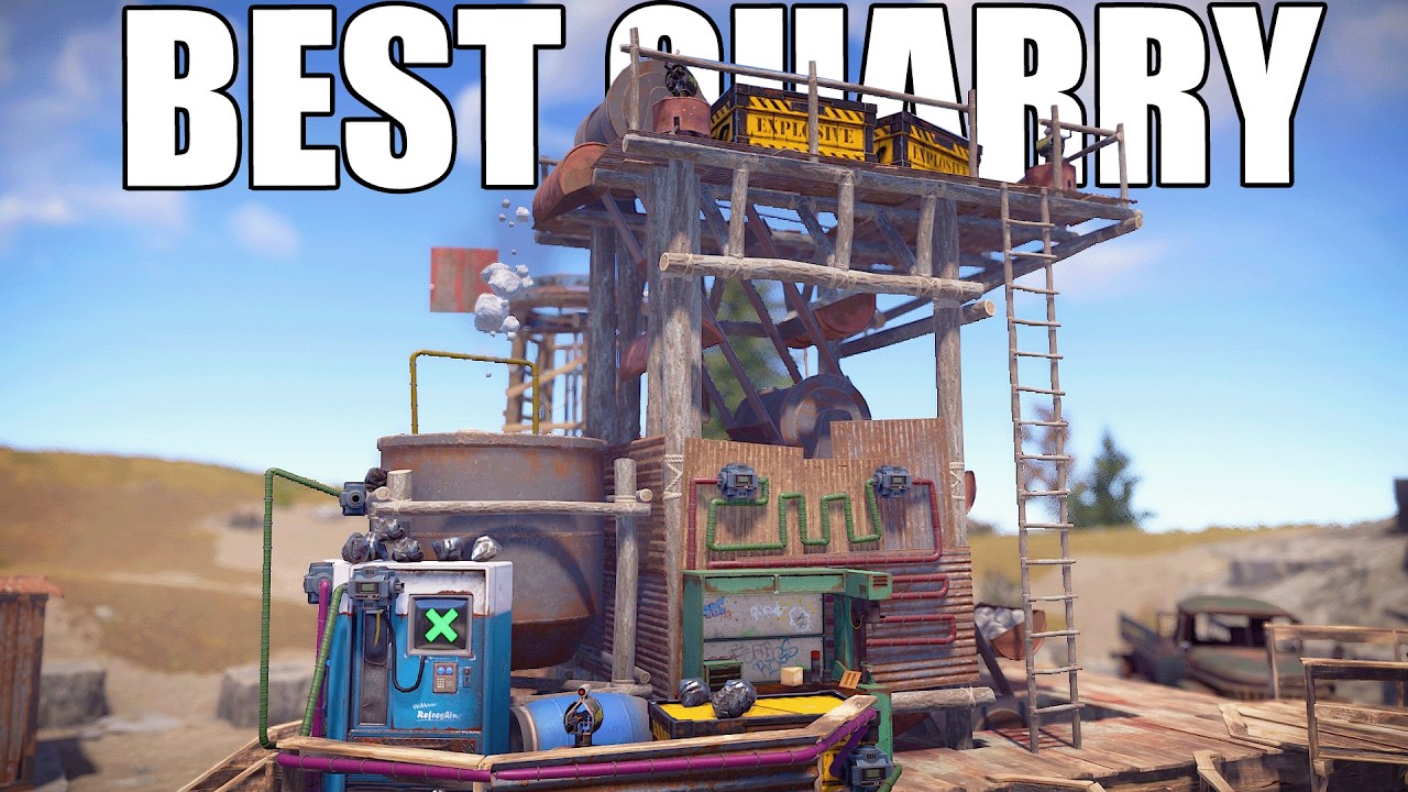 I took over the best quarry in rust...