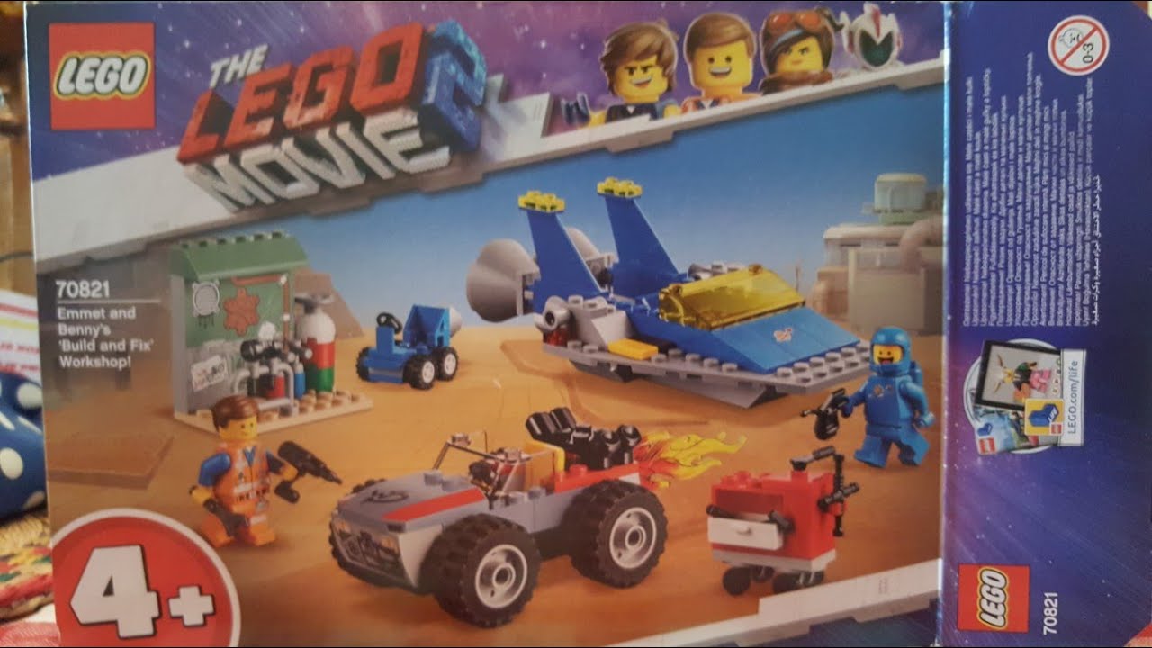 Building the lego movie 2 Emmet and benny build and fix workshop!