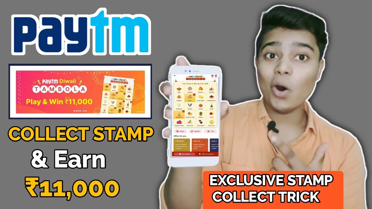 Paytm Diwali Tambola Offer || Trick To Collect All Stamp & Earn Upto 11000 #Paytmdiwalitambola