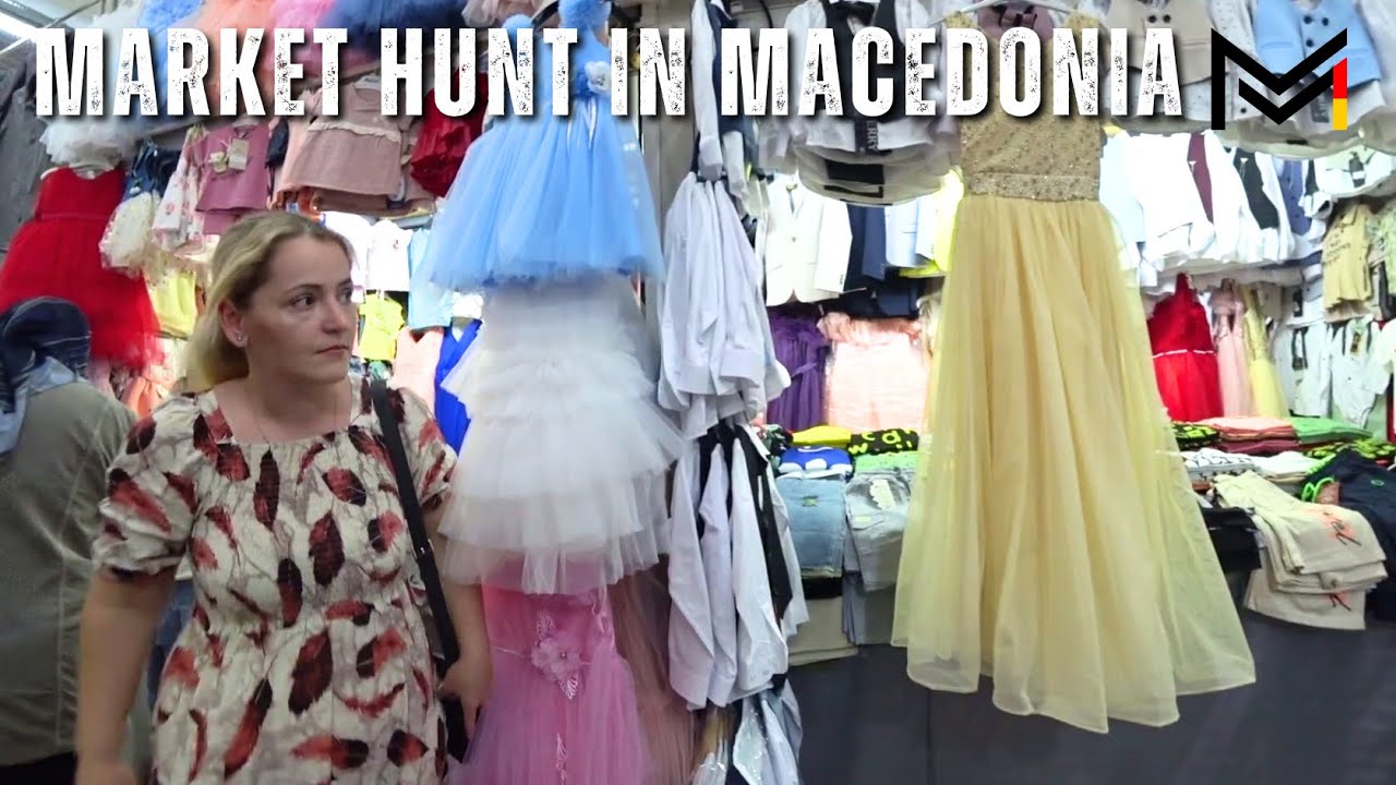 I need a dress! - Macedonian market hunt 🇲🇰