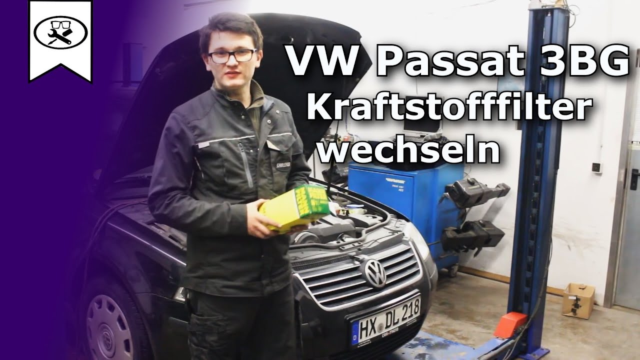VW Passat 3BG Kraftstofffilter Wechseln  |  Change fuel filter  | VitjaWolf  | Tutorial |HD