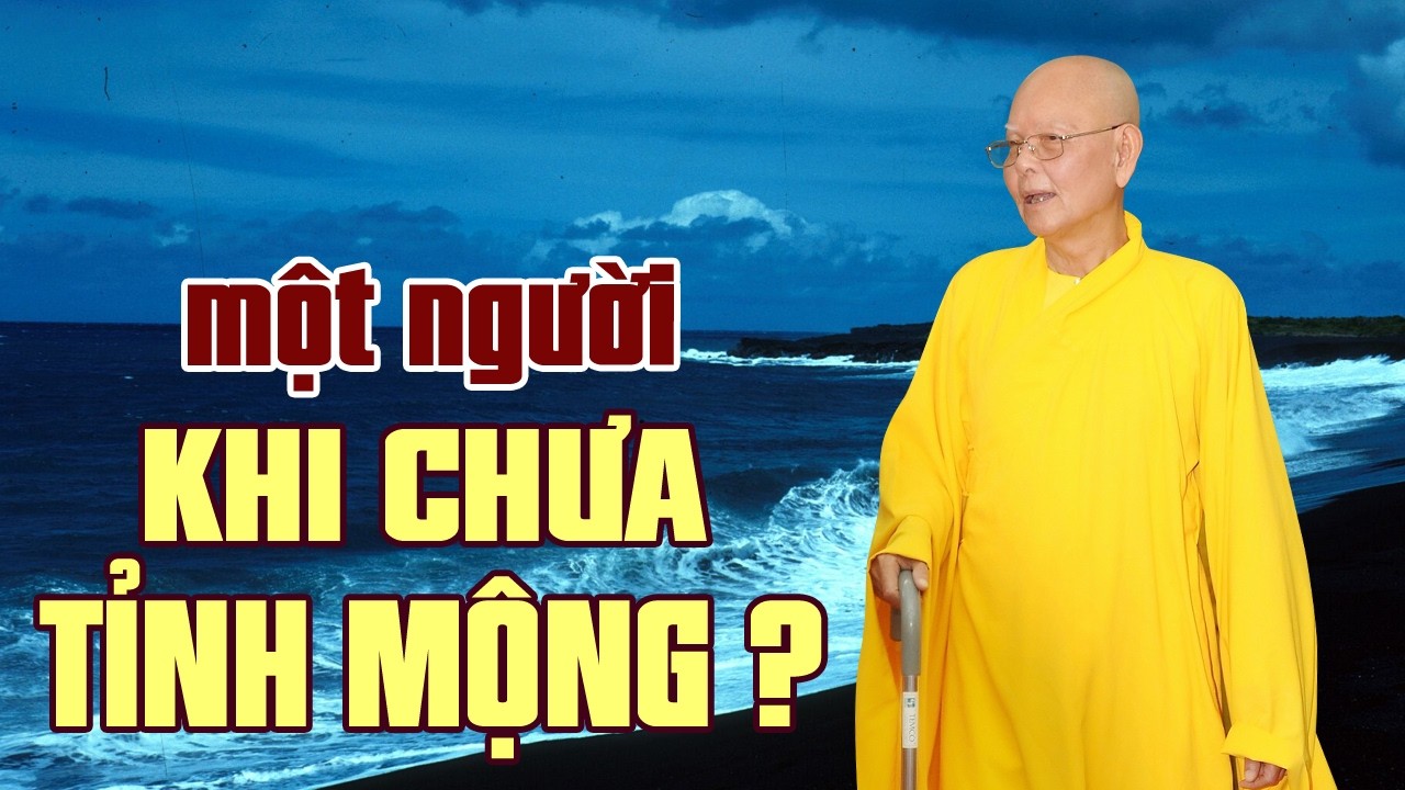 Một người khi CHƯA TỈNH MỘNG ? - Trích đoạn Đại Bát Niết Bàn 115 - HT.Từ Thông