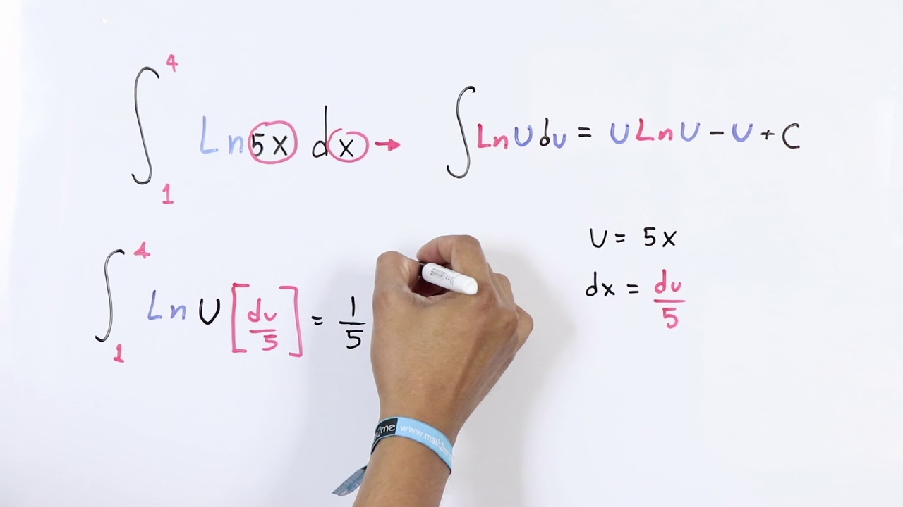 INTEGRAL DEFINIDA de un LOGARITMO