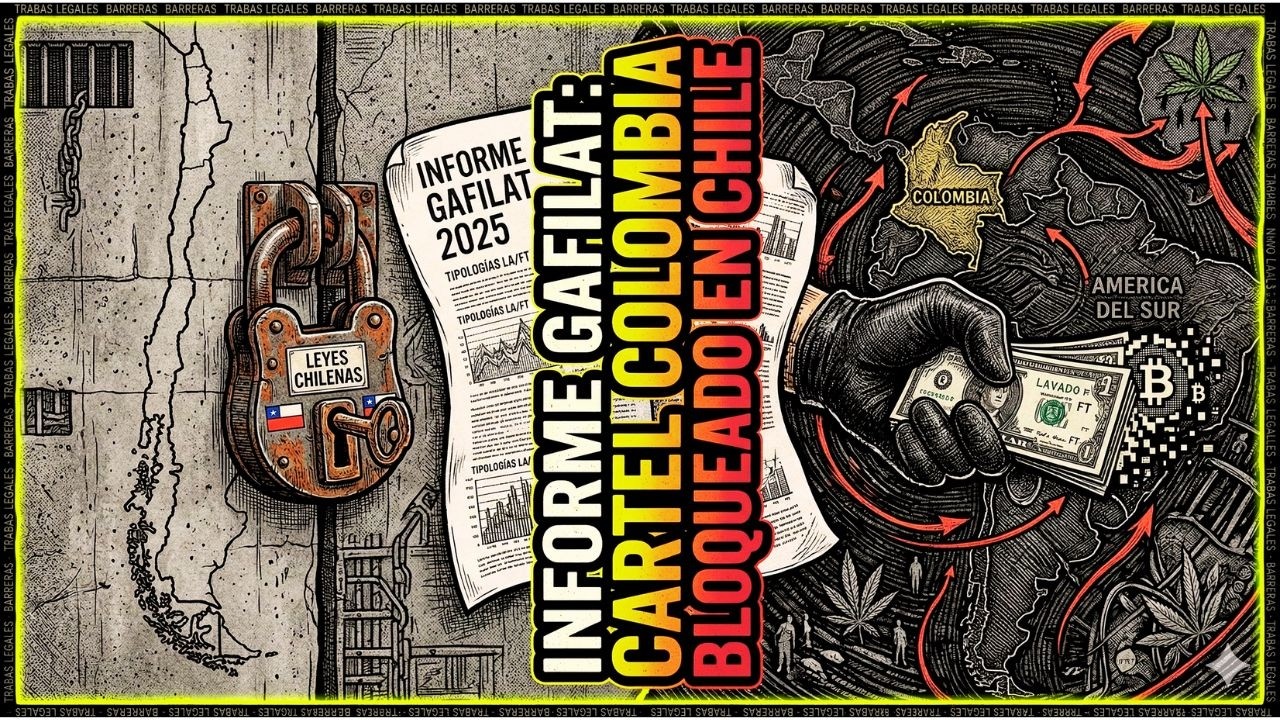 🇨🇱🇨🇴|Colombia, Líder En Lavado De Activos En Chile: Informe GAFILAT 2025🕵