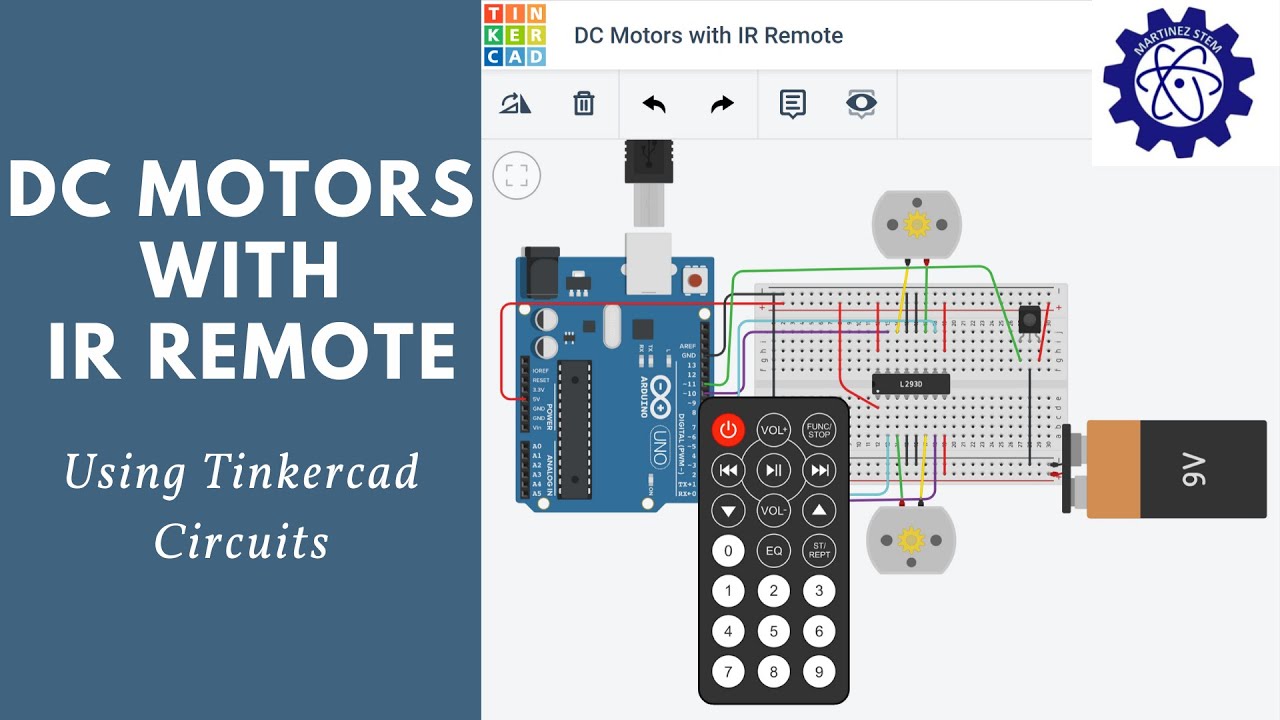 Using an IR Remote To Control DC Motors
