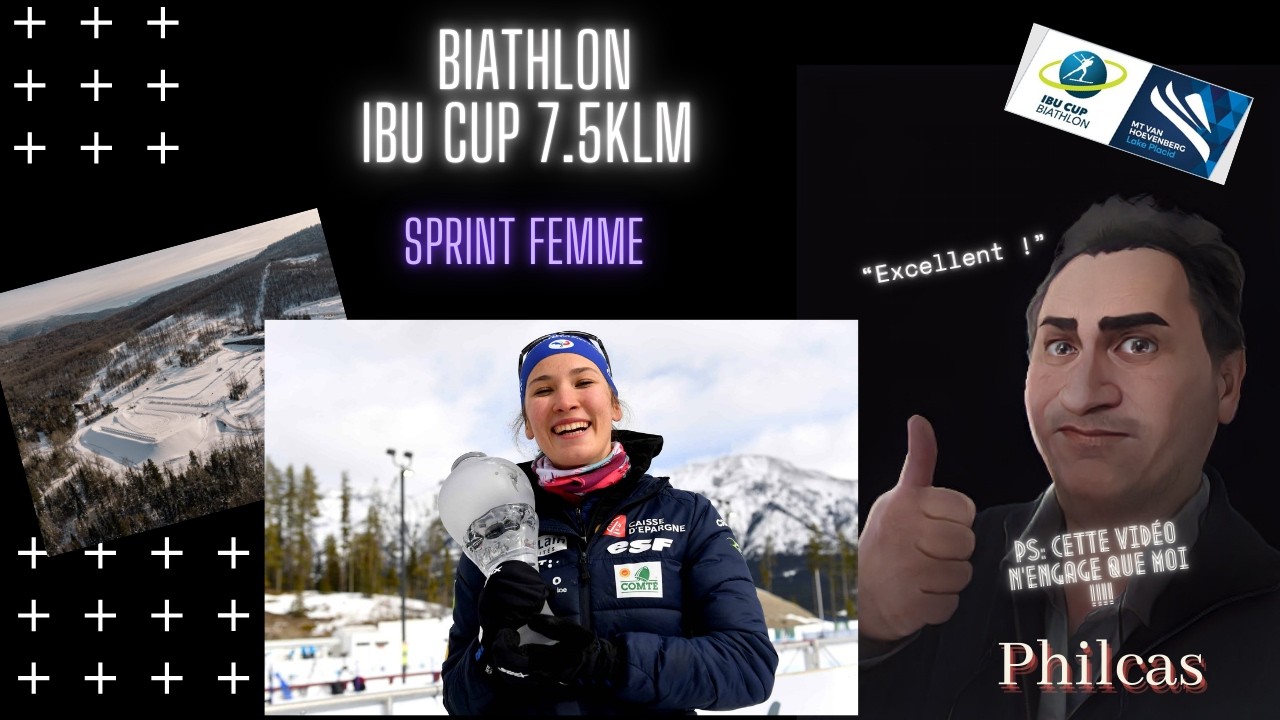 Biathlon IBU CUP Lake Placid 7.5 klm sprint Femme