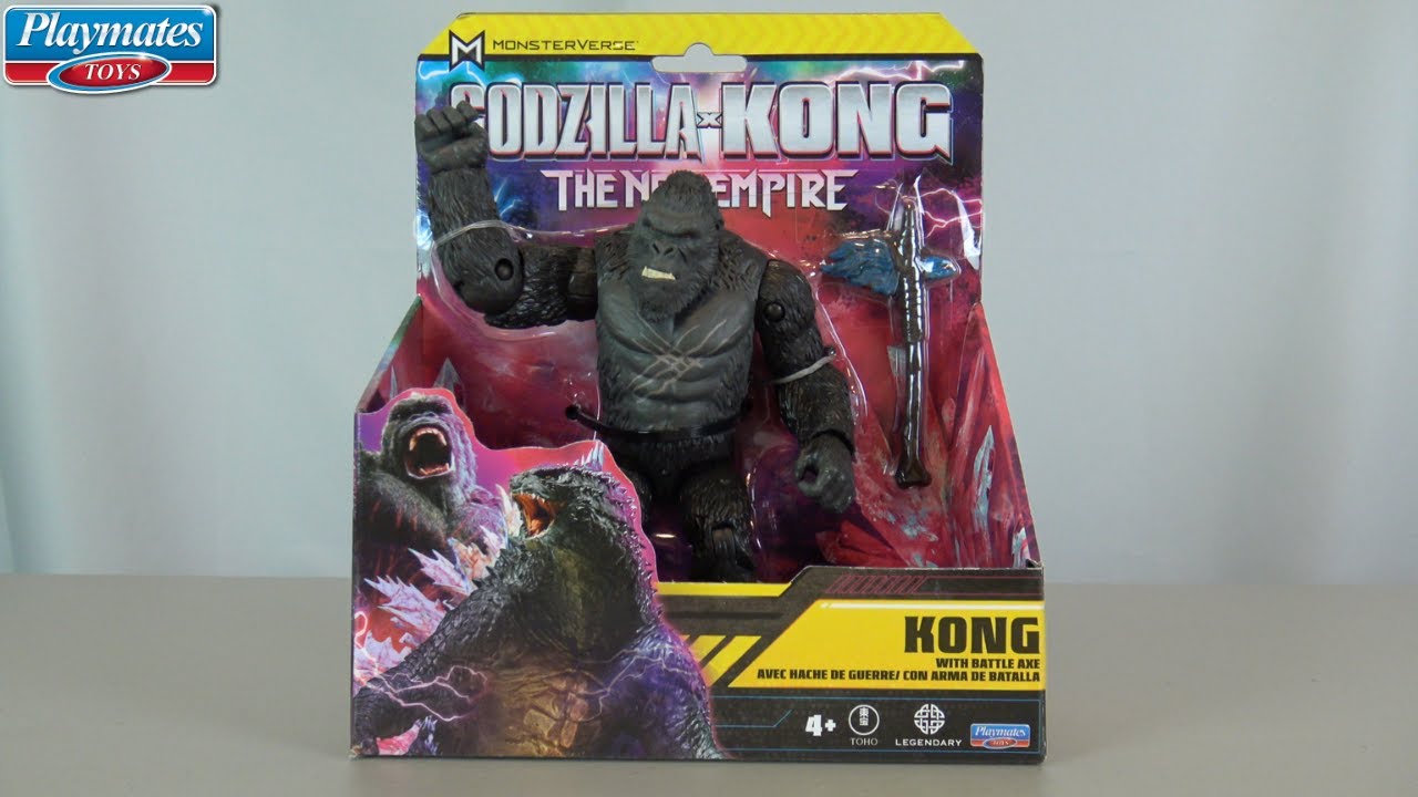 Kong with Battle Axe Review! (Playmates Godzilla x Kong: The New Empire Figure)