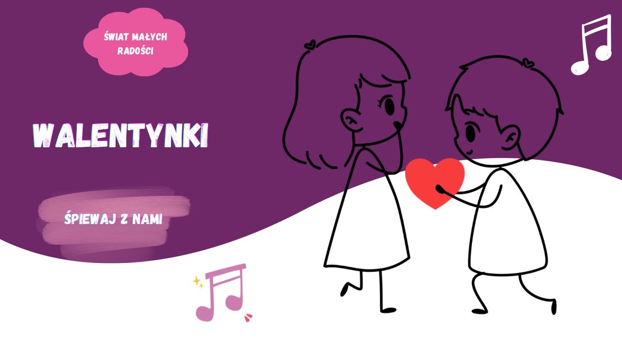 WALENTYNKI DLA DZIECI ❤️ Piosenka o miłości: Magia Serduszkowa | Świat Małych Radości