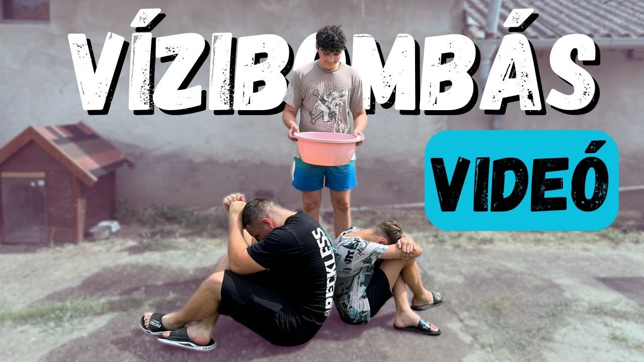 VÍZIBOMBÁS VIDEÓ ÖCSÉIMMEL | ÁDI JÓL ARCON DOBOTT | A vesztes kap egy lavór vizet