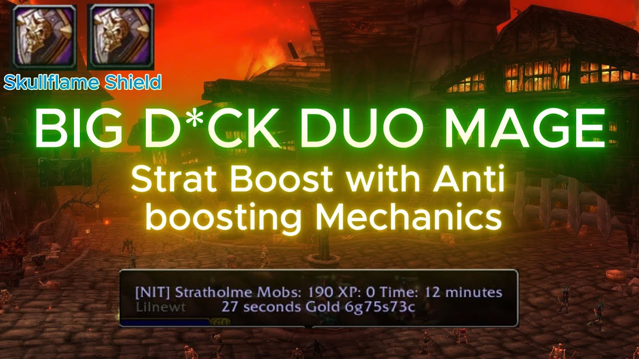 WoW Anniversary Pre Patch Strat Boost  12-14 mins per run 400g++ per hr!!  #mage