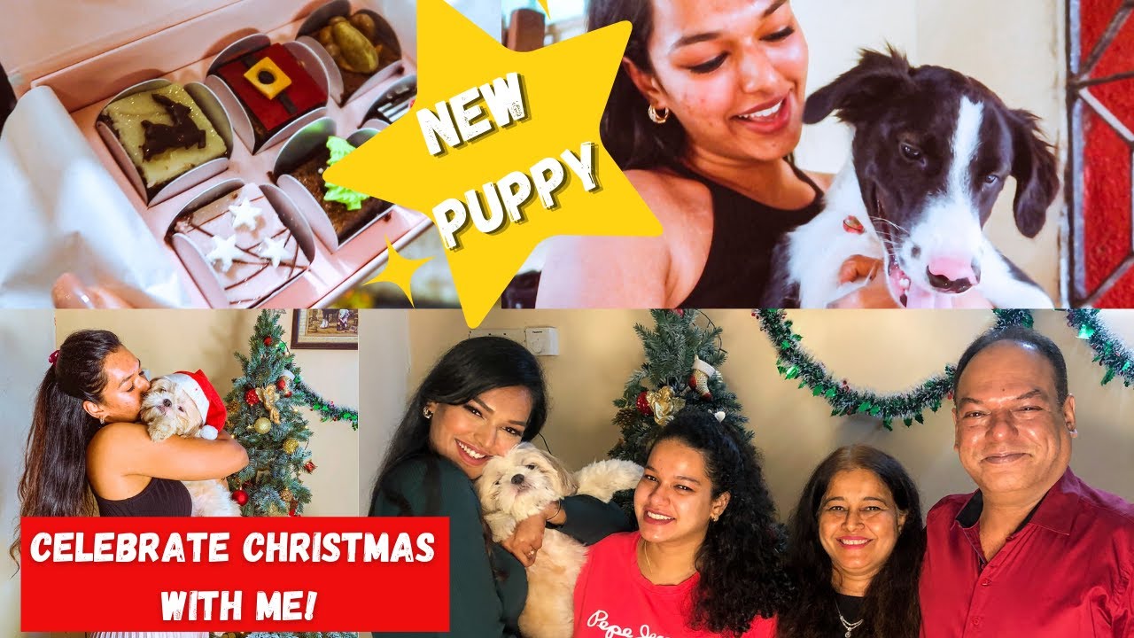 WE GOT A NEW PUPPY on Christmas!! Christmas Celebrations & Giveaway winners Announced | #SarahVlogs