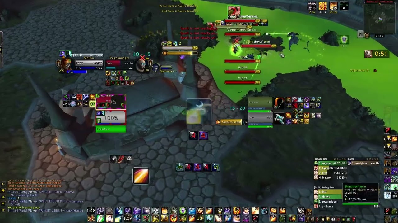 Wrath: S6 Disc/DK vs Disc/Hunter
