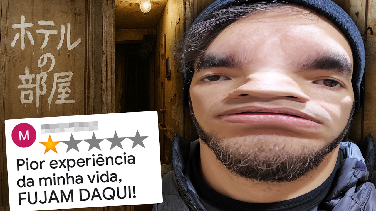Eu dormi no PIOR HOTEL DO JAPÃO (nota 1,7)