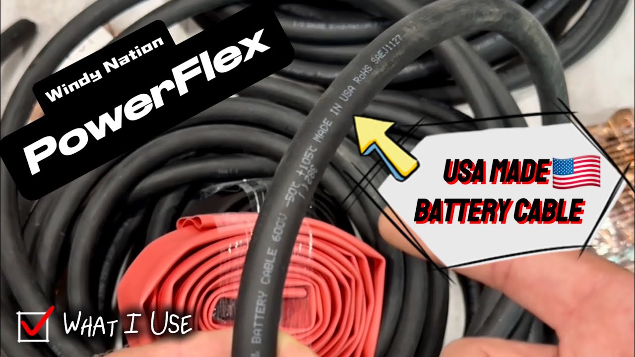 Windy Nation PowerFlex Battery Cable