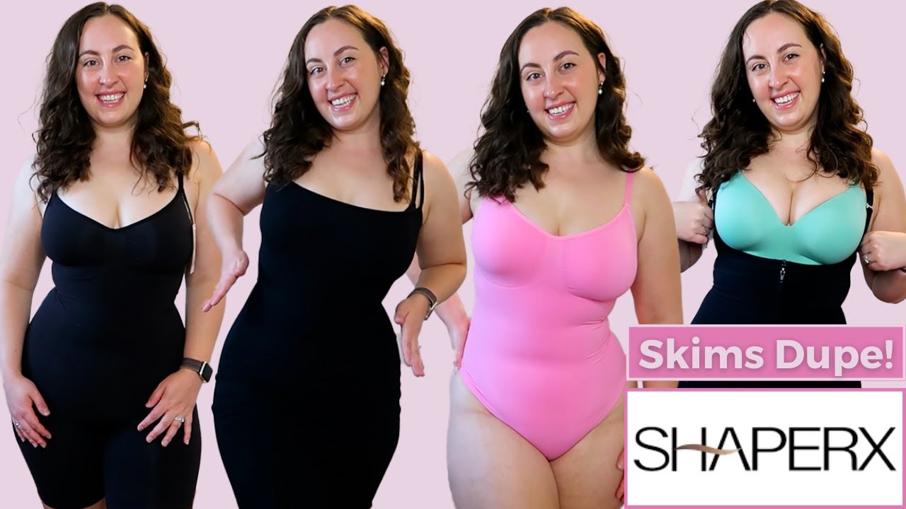 Massive SHAPERX Shapewear Try On Haul and Review | Skims Dupe!