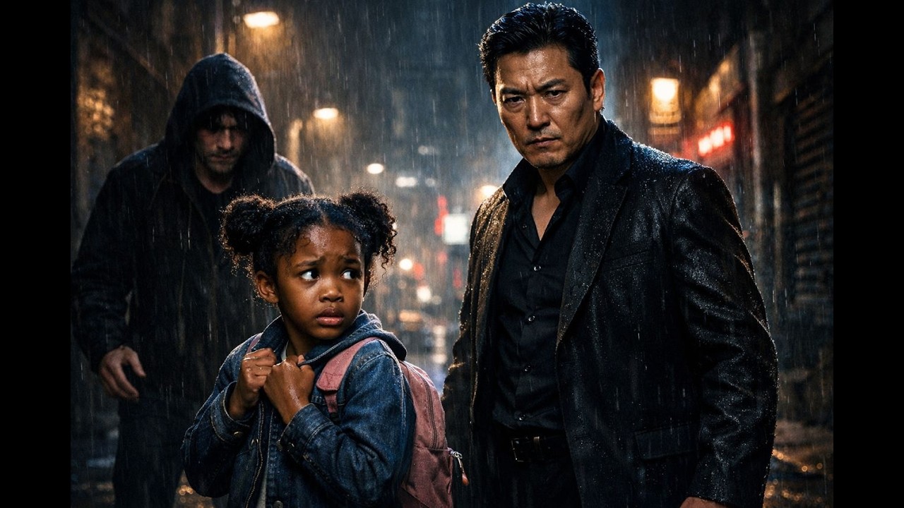 The Stalker Thought the Black Little Girl Was Alone —The Korean Mafia Boss did something shocking