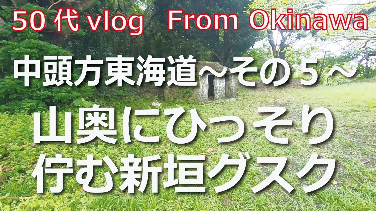 【50代 vlog】山奥にひっそり佇む新垣グスク／「中頭方東海道」～その５～