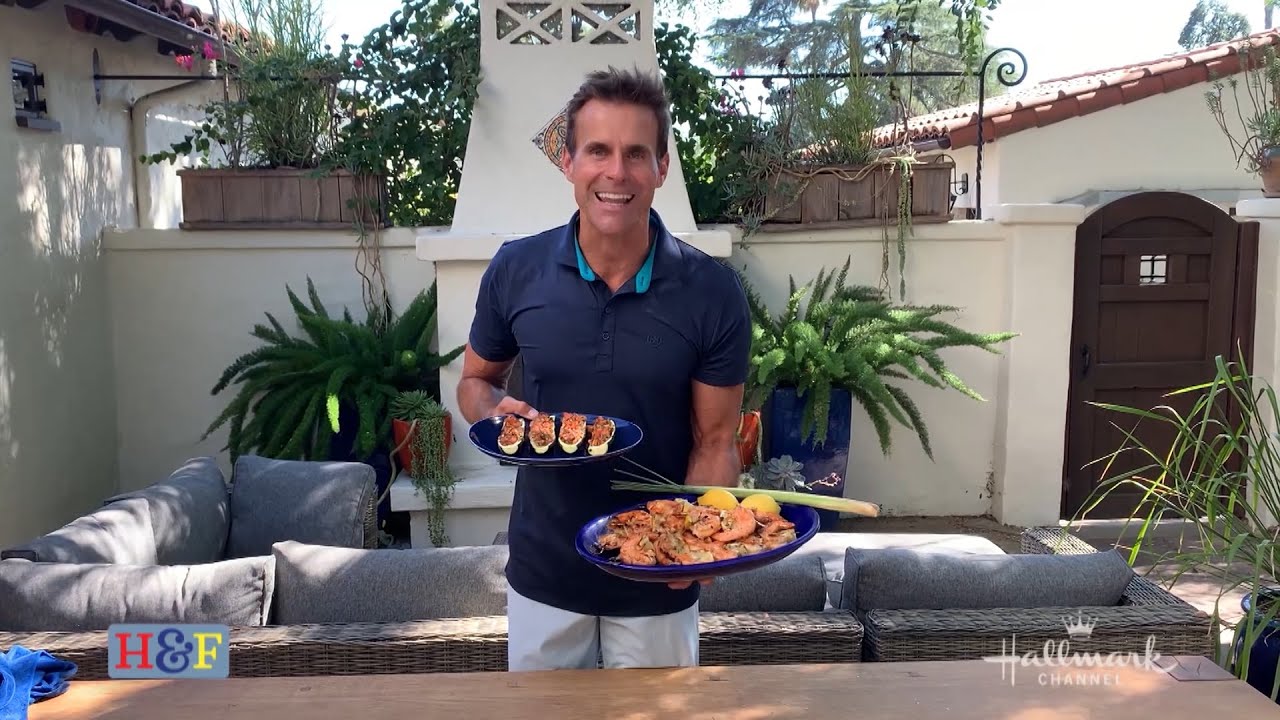 At Home With Our Family - At Home With Our Family - Spicy Lemon Shrimp Skewers