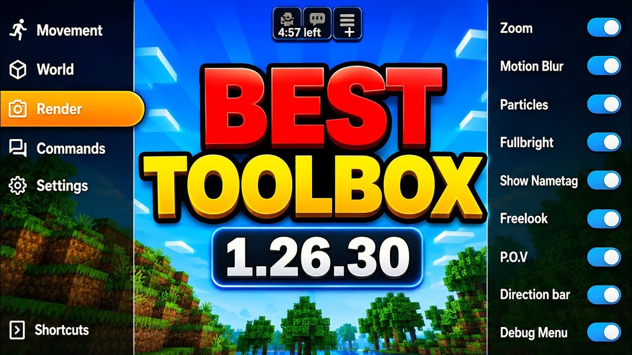 Best ToolBox For MCPE 1.26.30 | Ambient (Must Try) 