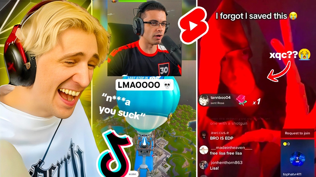 Нет, это слишком смешно! | xQc реагирует на 30 минут видео из TikTok, коротких роликов и клипов и...