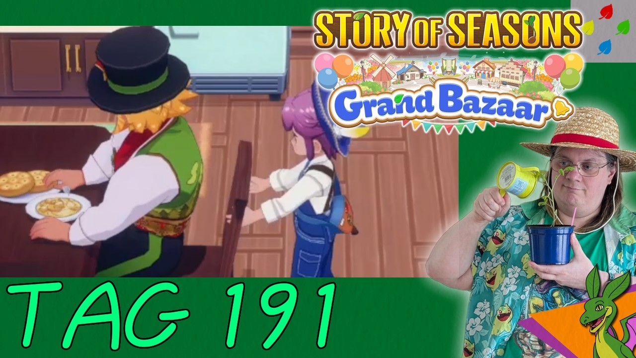 Das frühe Vögeln entspannt den Wurm  - Story of Seasons Grand Bazaar Tag #191