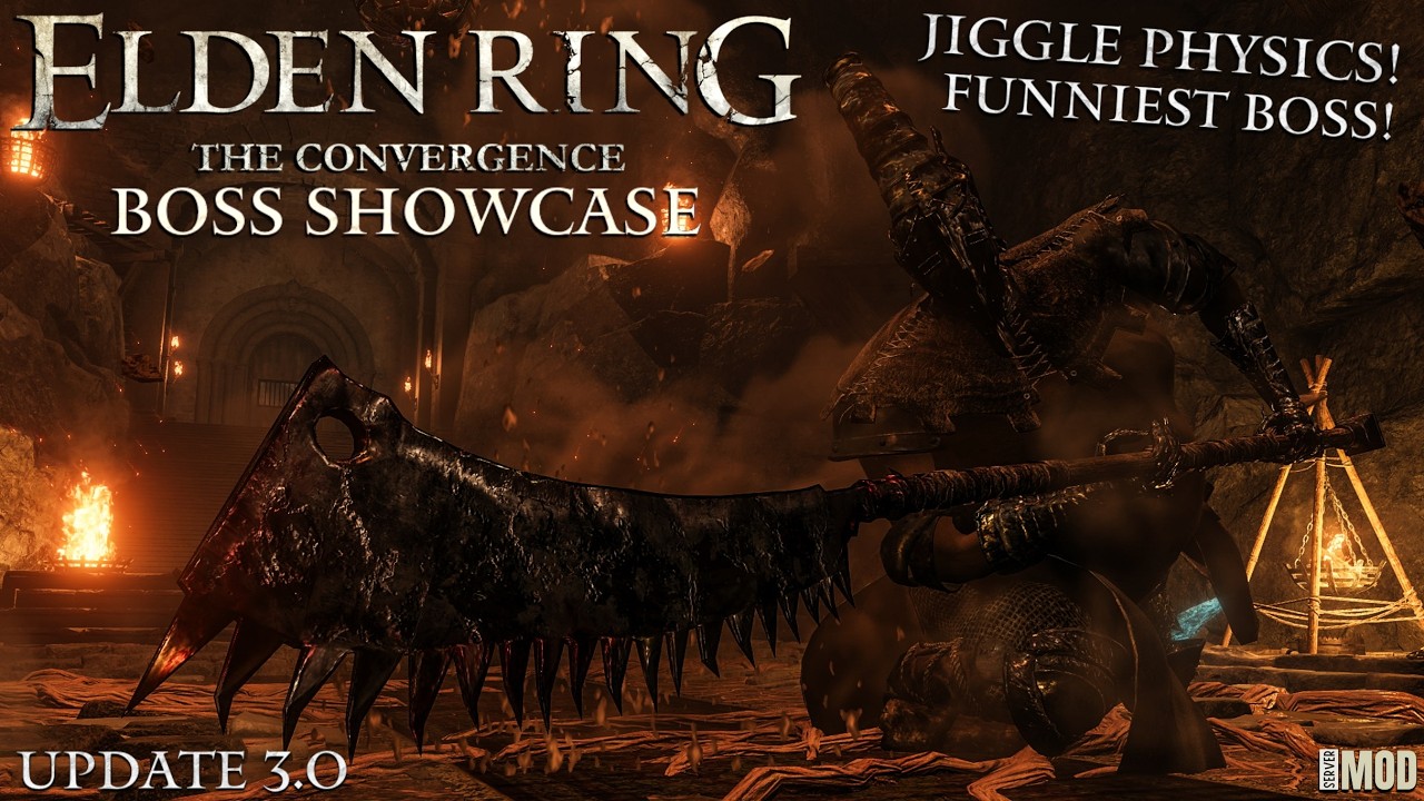 Elden Ring Convergence Mod 3.0 FUNNIEST BOSS - Vulgar Militia Chief Boss Fight + Location