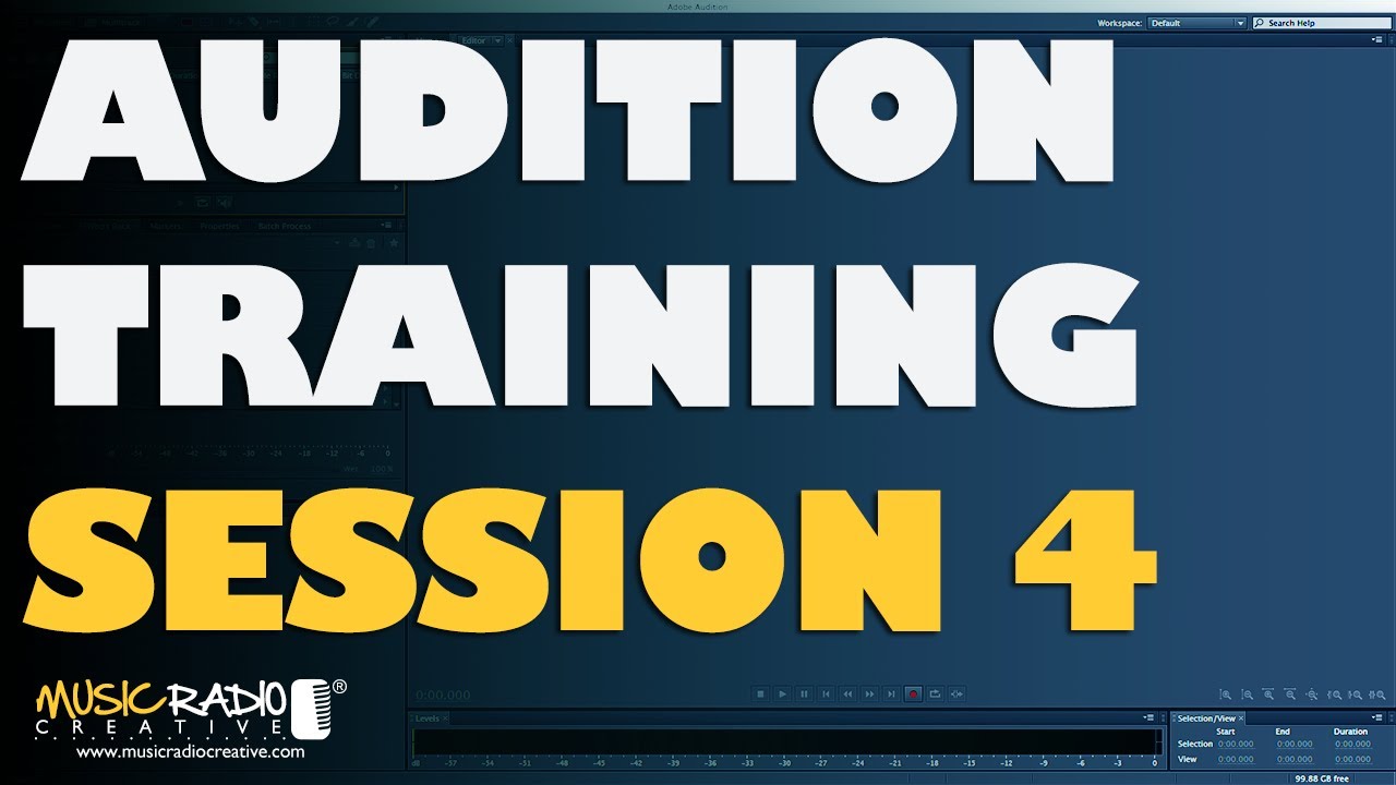 Audio Editing in the Multitrack - Adobe Audition Training