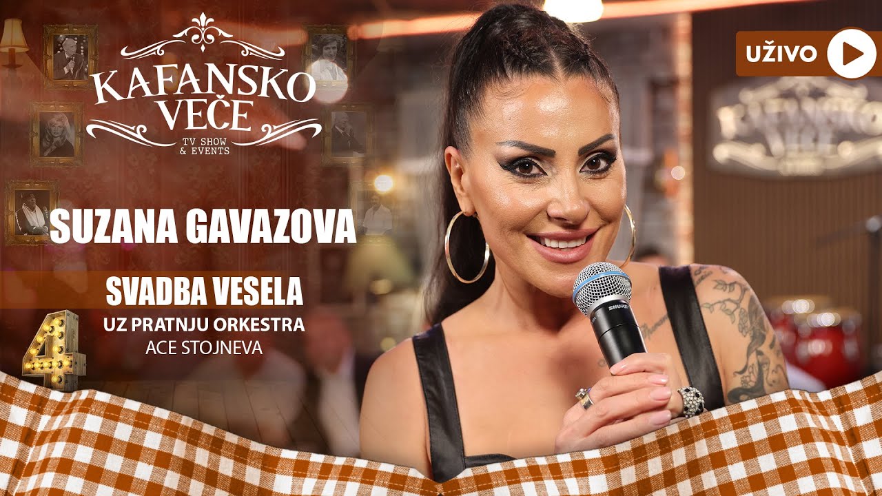 SUZANA GAVAZOVA - SVADBA VESELA | UZIVO | (ORK. ACE STOJNEVA) | 2023 | KAFANSKO VECE
