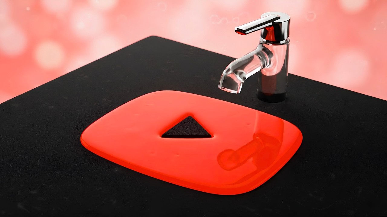 Liquid Logo Universe 🌌💧🌀 (Part 01) AI ASMR | Mesmerizing Waves & Satisfying Motion