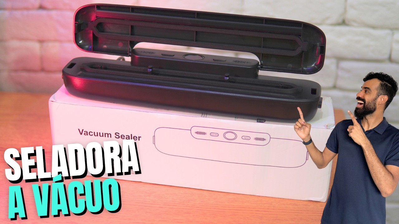 TESTEI A SELADORA A VÁCUO MAIS VENDIDA E BARATA do ALIEXPRESS | Seladora a vácuo SaengQ é boa?