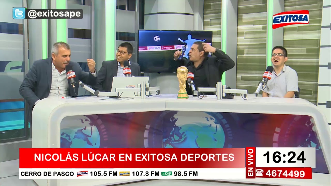 ¡QUE COSA! ¿Nicolás Lúcar y Gonzalo Núñez en Exitosa Deportes? Te lo perdiste míralo aquí