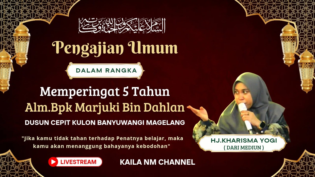 🔴Live Ceramah Terbaru Hj.Kharisma Yogi Di Dusun Cepit Kulon Banyuwangi Magelang