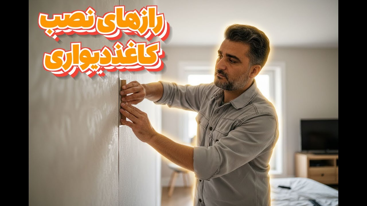 👉 «با این روش، دیگه درز بین کاغذ دیواری‌هات نمی‌افته 😍»