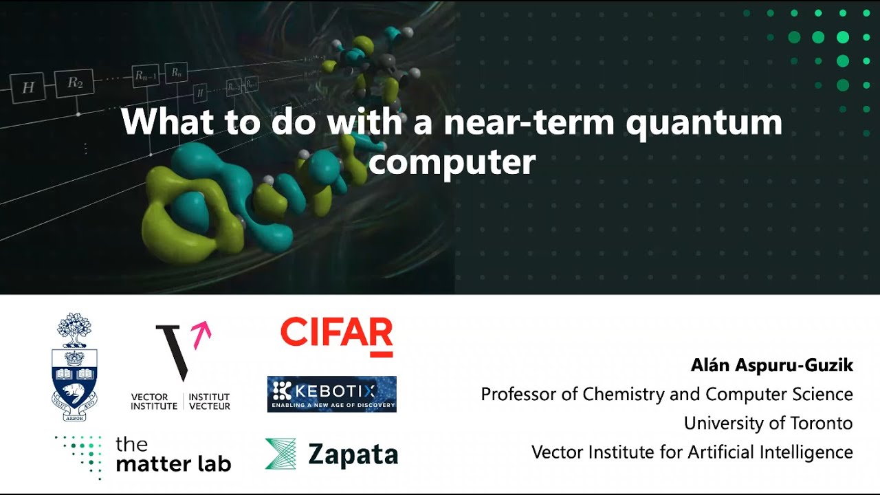 What to do with a near-term quantum computer?