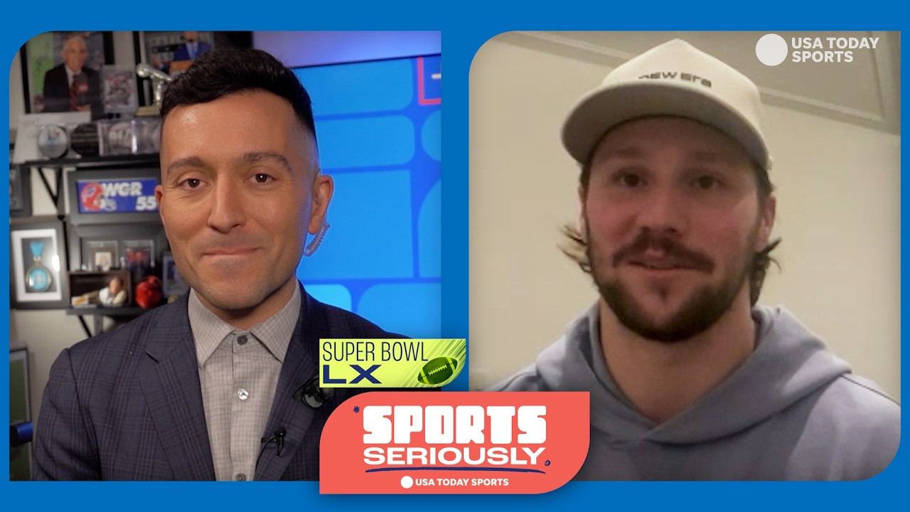 Josh Allen gives injury updates, talks Bills hiring Joe Brady and Stefon Diggs playing in Super Bowl