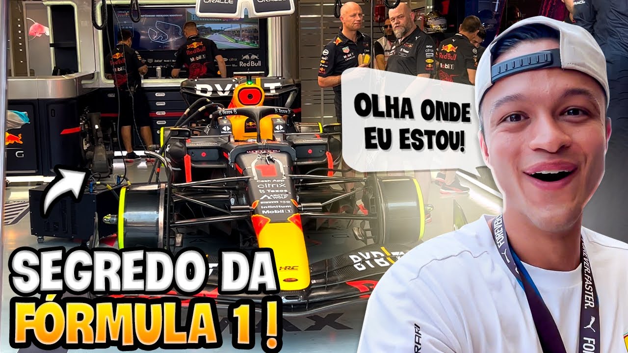 TUDO QUE VOCÊ NUNCA VIU SOBRE A FÓRMULA 1!! ENTREI NO BOX DO CAMPEÃO!!
