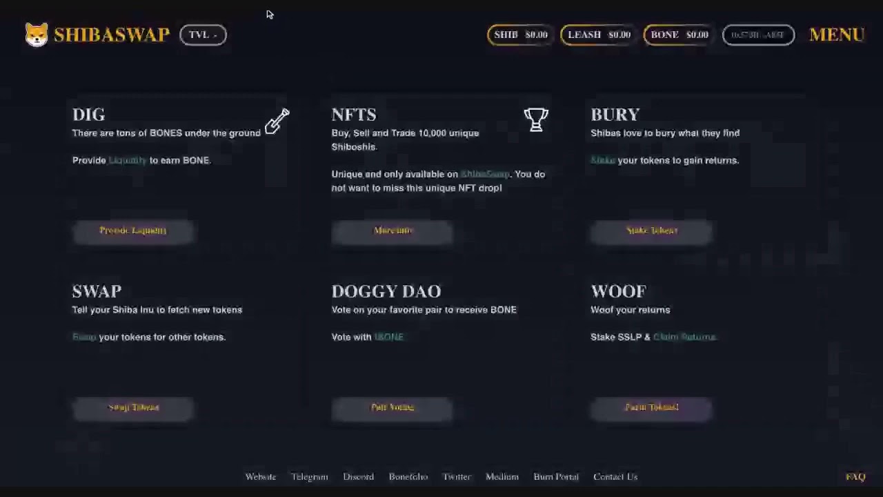 $BONE SHIBA SWAP | SHIBA INU OFFICIAL BLOCKCHAIN COIN