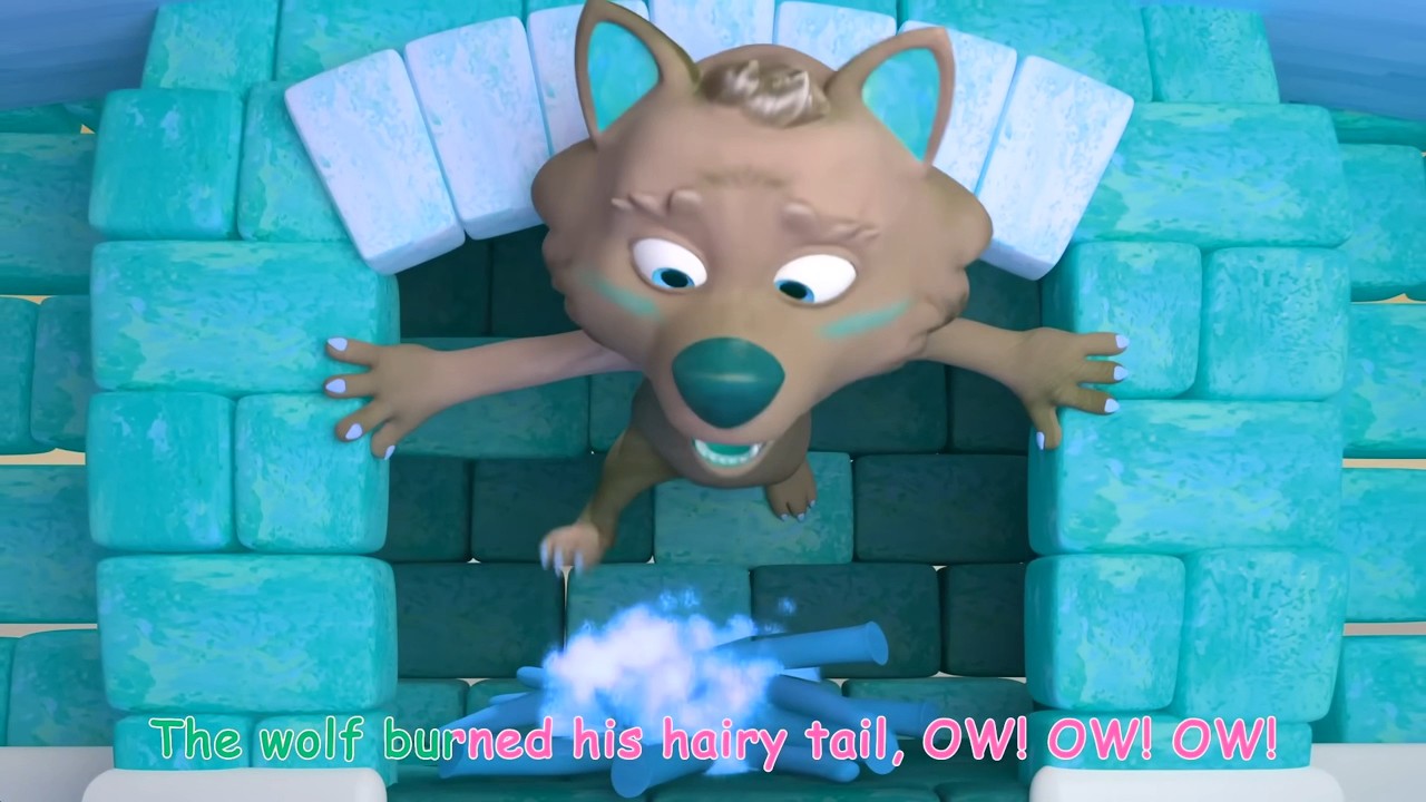 Three Little Pigs Burning Rocket Wolf | Sponsored By: Gamavision Csupo Effects