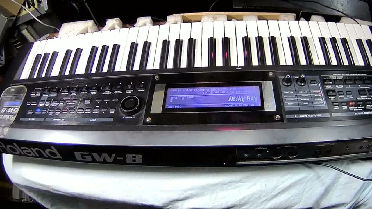 Roland GW-8 - DEMO songs