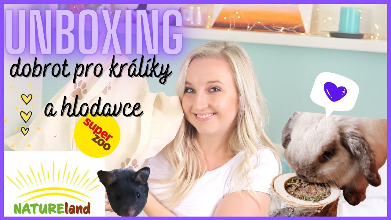 Další UNBOXING věcí značky Natureland pro králíky a křečky ze SUPERZOO + SOUTĚŽ na Instagramu